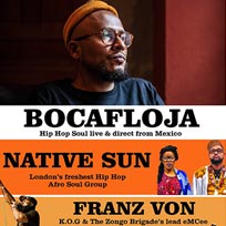 Bocafloja at Hootananny on Friday 3rd November 2017