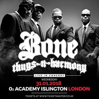 Bone Thugs-N-Harmony at Islington Academy on Wednesday 31st January 2018