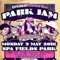 Breakin' Convention Park Jam at Spa Fields Park on Monday 2nd May 2016