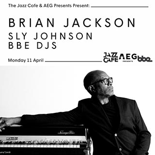 Brian Jackson at Jazz Cafe on Monday 11th April 2022
