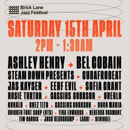 Brick Lane Jazz Festival 2023 at Various Venues on Saturday 15th April 2023