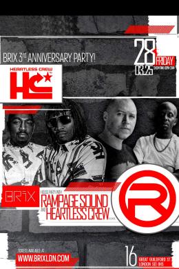 BRIX 3rd Anniversary Party at BRIX LDN on Friday 28th March 2025