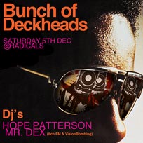 A Bunch of Deckheads at Radicals & Victuallers on Saturday 5th December 2015