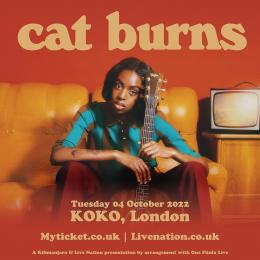 Cat Burns at KOKO on Tuesday 4th October 2022