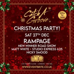 Catch A Groove Christmas Party! at UNDR on Saturday 27th December 2025