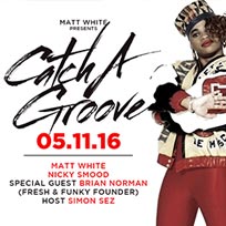 Catch a Groove at Westbank on Saturday 5th November 2016