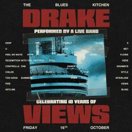Celebrating Drake at The Blues Kitchen Brixton on Friday 16th October 2026