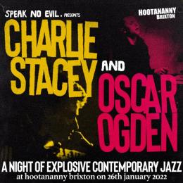 Charlie Stacey and Oscar Ogden at Hootananny on Wednesday 26th January 2022