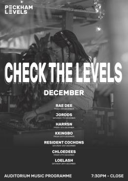 Check the Levels at Peckham Levels on Friday 6th December 2019