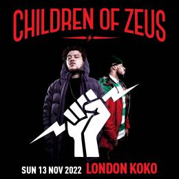 Children of Zeus at Islington Assembly Hall on Sunday 13th November 2022
