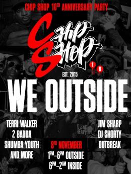 Chip Shop 10th Anniversary Party at Chip Shop BXTN on Saturday 8th November 2025