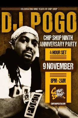 Chip Shop 9th Anniversary at Chip Shop BXTN on Saturday 9th November 2024