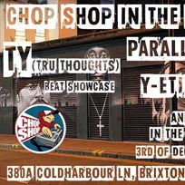 Chop Shop in the Chip Shop w/ TY at Chip Shop BXTN on Saturday 3rd December 2016