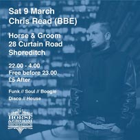Chris Read at Horse & Groom on Saturday 9th March 2019