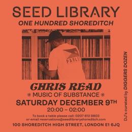 Chris Read at One Hundred Shoreditch on Saturday 9th December 2023