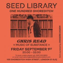 Chris Read at One Hundred Shoreditch on Friday 1st September 2023