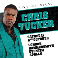 Chris Tucker at Hammersmith Apollo on Saturday 6th October 2018