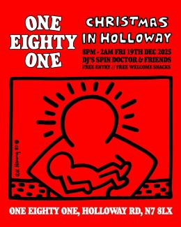 Christmas in Holloway at One Eighty One on Friday 19th December 2025