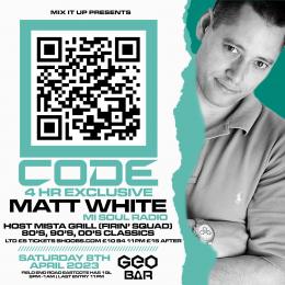 CODE at Geo Bar on Saturday 8th April 2023