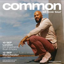 Common at Shepherd's Bush Empire on Tuesday 10th September 2019