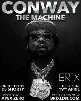 Conway the Machine at BRIX LDN on Friday 19th April 2024