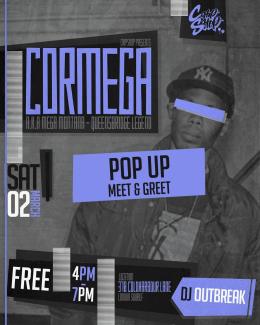 Cormega Meet and Greet at Chip Shop BXTN on Saturday 2nd March 2024