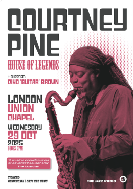 Courtney Pine at Union Chapel on Wednesday 29th October 2025