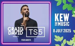 Craig David Presents TS5 at Kew Gardens on Tuesday 8th July 2025