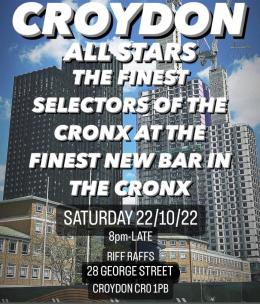 Croydon Allstars at Riff Raffs on Saturday 22nd October 2022