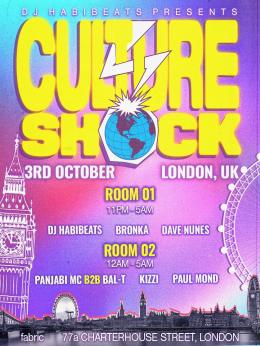 CULTURE SHOCK at Fabric on Friday 3rd October 2025