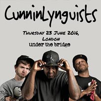 Cunninlynguists at Under the Bridge on Tuesday 28th June 2016