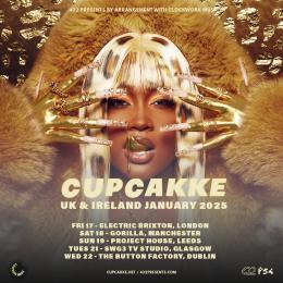 Cupcakke at Electric Brixton on Friday 17th January 2025