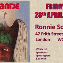 Cymande at Ronnie Scotts on Saturday 29th April 2017