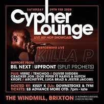 The Cypher Lounge at The Windmill Brixton on Saturday 29th February 2020