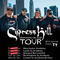 Cypress Hill at Brixton Academy on Wednesday 5th December 2018