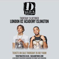 D Block Europe at Islington Academy on Wednesday 24th October 2018