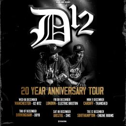 D12 at Electric Brixton on Saturday 9th December 2023