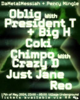 DaMetalMessiah + Percy Mingle at Village Underground on Friday 17th May 2024