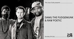 Damu the Fudgemunk & Raw Poetic at Temple Pier on Sunday 24th July 2022