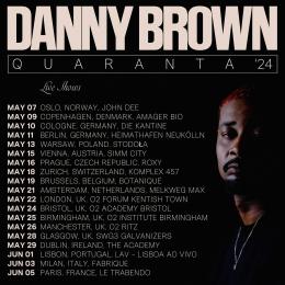 Danny Brown at Wembley Arena on Wednesday 22nd May 2024