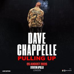 Dave Chappelle at Hammersmith Apollo on Wednesday 5th August 2026