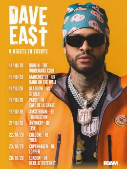 Dave East at Festival Pier on Monday 26th October 2026