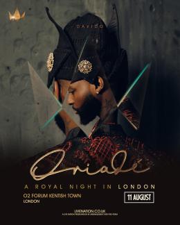 Davido at The Forum on Tuesday 11th August 2026