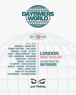 DAYTIMERS WORLD at NT's on Saturday 30th August 2025