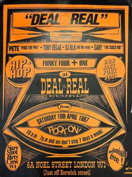 Deal Real at Deal Real (Noel St) on Monday 19th April 2021