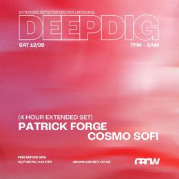 DeepDig at Grow Hackney on Saturday 12th September 2026