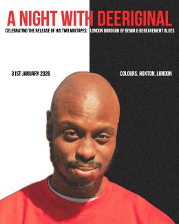 DeeRiginal at Colours Hoxton on Saturday 31st January 2026