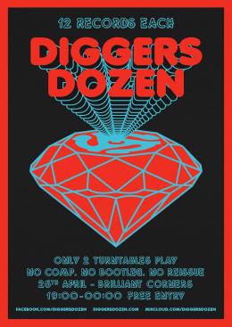 Diggers Dozen at Brilliant Corners on Tuesday 26th April 2022