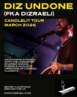 DIZ UNDONE (FKA DIZRAELI) at Jamboree on Monday 9th March 2026
