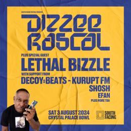Dizzee Rascal at Crystal Palace Bowl on Saturday 3rd August 2024